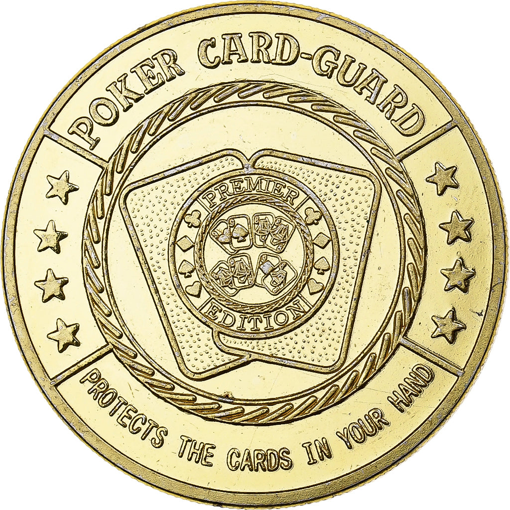 Francia, medaglia, Poker Card-Guard, Doratura in rame-nichel, SPL