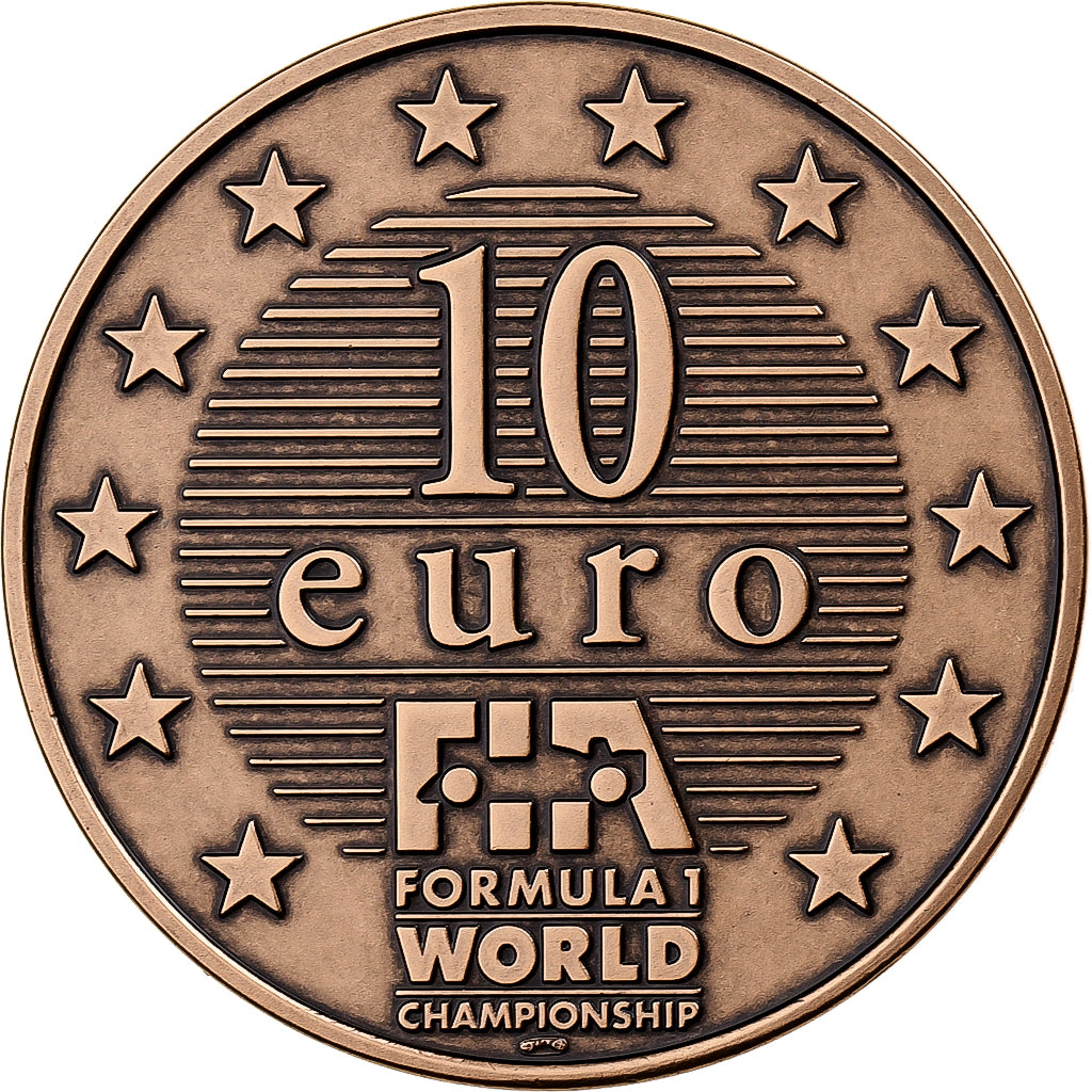 Deutschland, 10 Euro, F1 Pilots, Michael Schumacher, 1997, Bronze, STGL