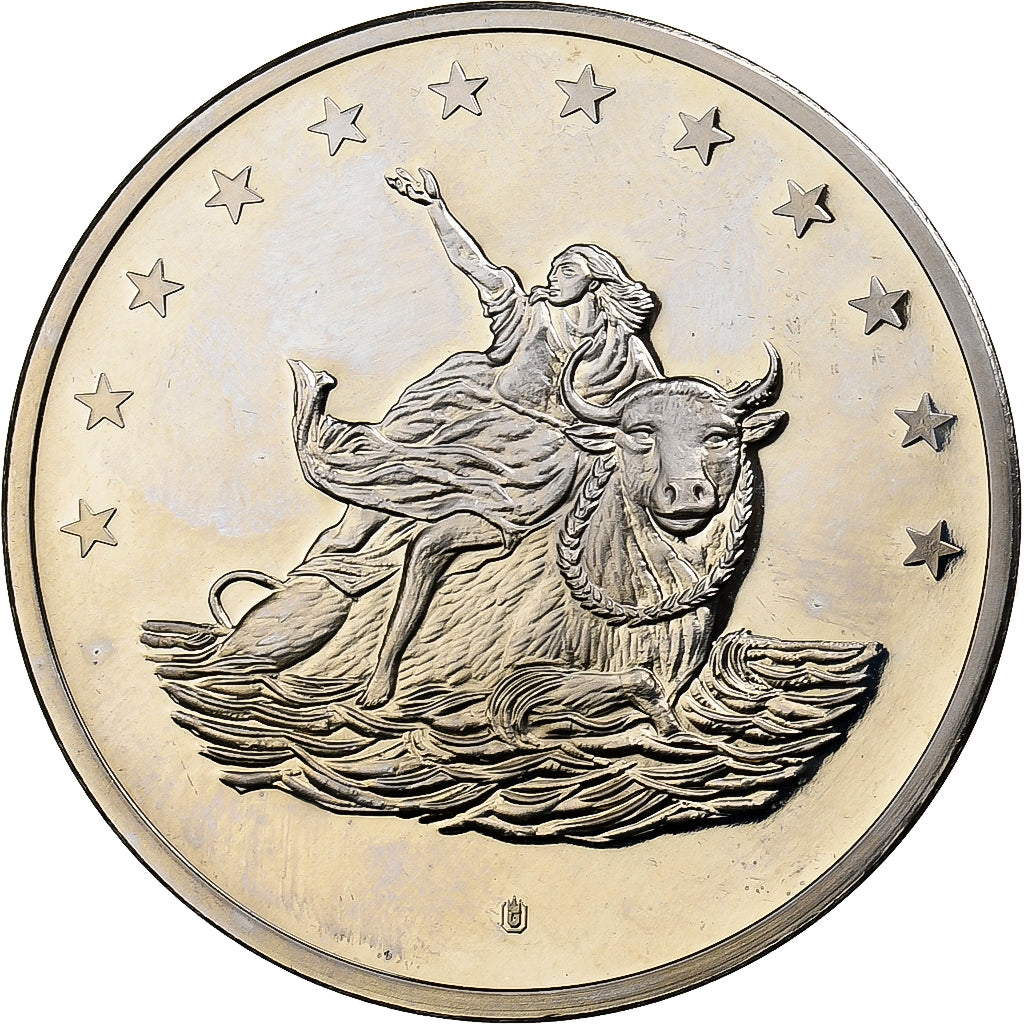 Allemagne, Médaille, 10 Euro Europa, 1998, Cuivre plaqué Argent, SUP