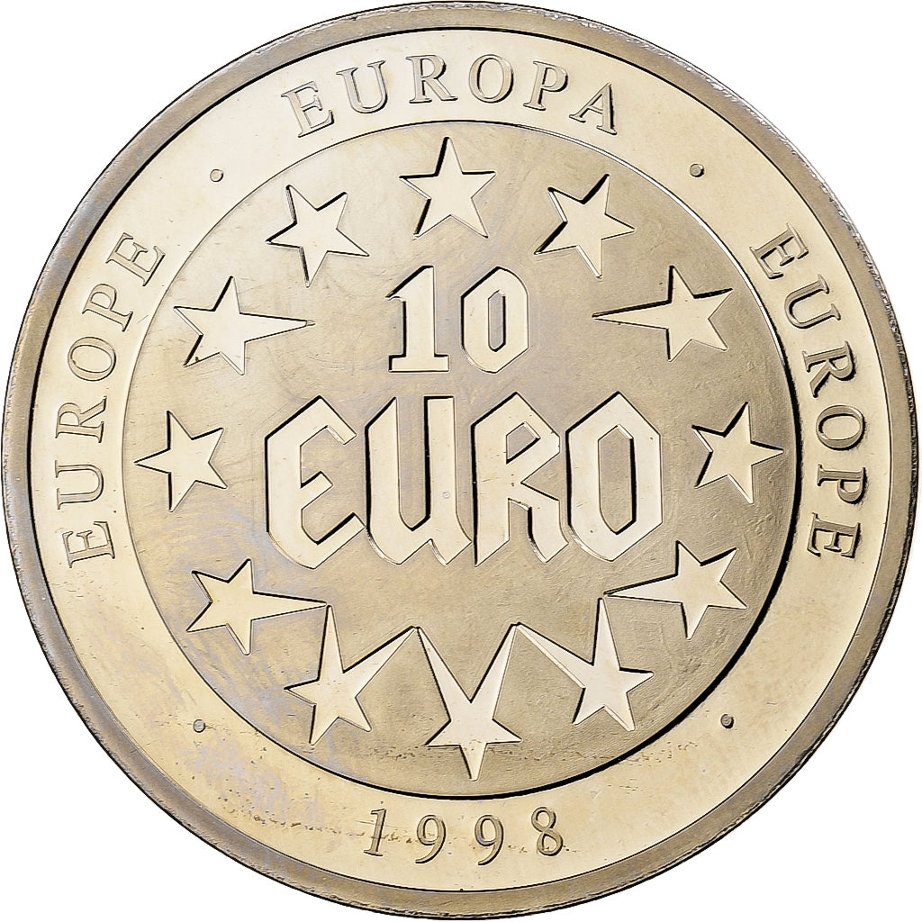 Allemagne, Médaille, 10 Euro Europa, 1998, Cuivre plaqué Argent, SUP