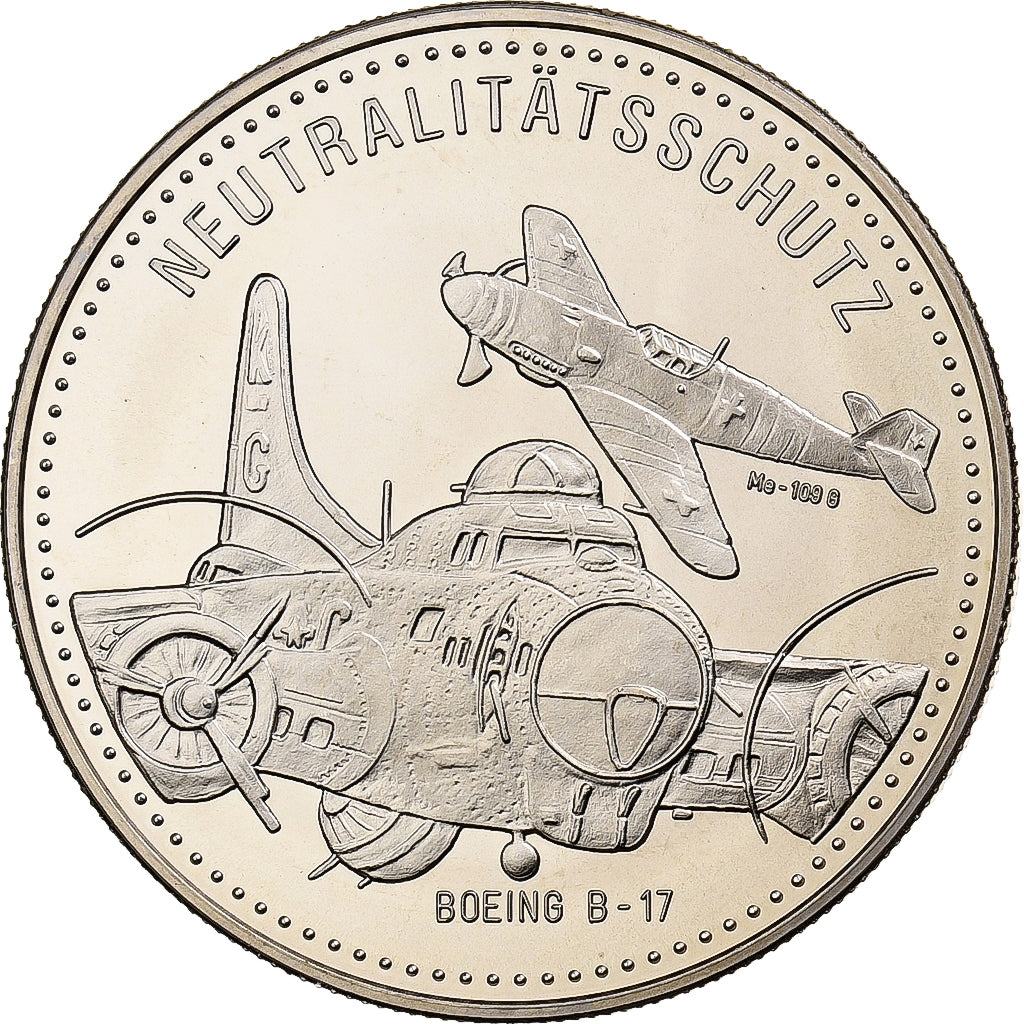 Switzerland, 5 Ecu, Neutralitätsschutz, 1995, Copper-nickel, MS(65-70)