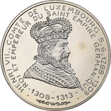 Luxembourg, 5 Ecu, Henri VII, Comte de Luxembourg, 1993, Copper-nickel
