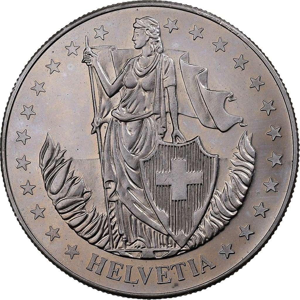 Switzerland, Medal, Enrico Pestalozzi, Copper-nickel, MS(63)