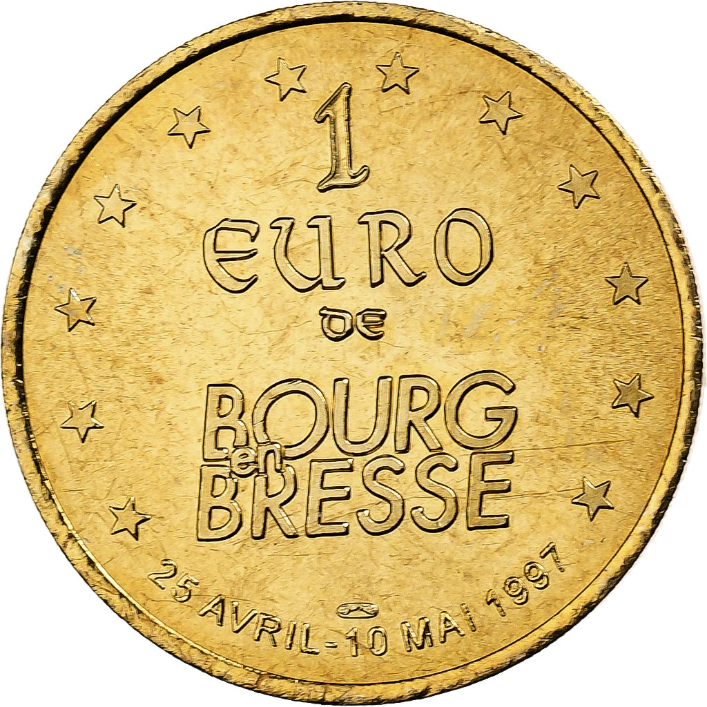 Francja, Euro, Bourg-en-Bresse, Jeton, 1997, Miedź-Nikel-Aluminium, MS(63)