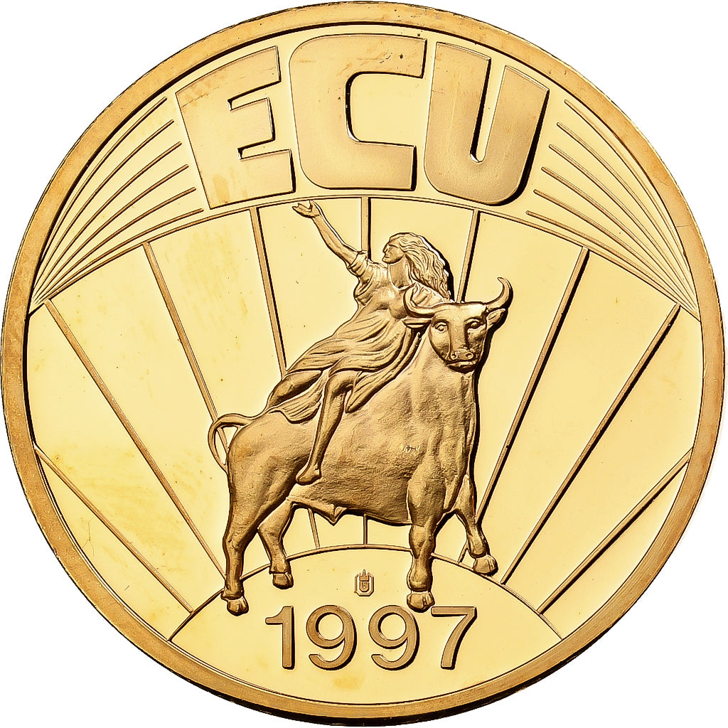 Autriche, Médaille, Ecu Europa, 1997, Copper Gilt, FDC