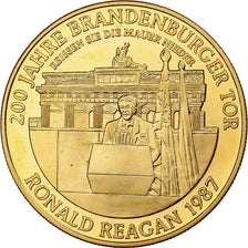 Germany, Medal, 200 Jahre Brandenburger Tor, Ronald Reagan, History, 1991