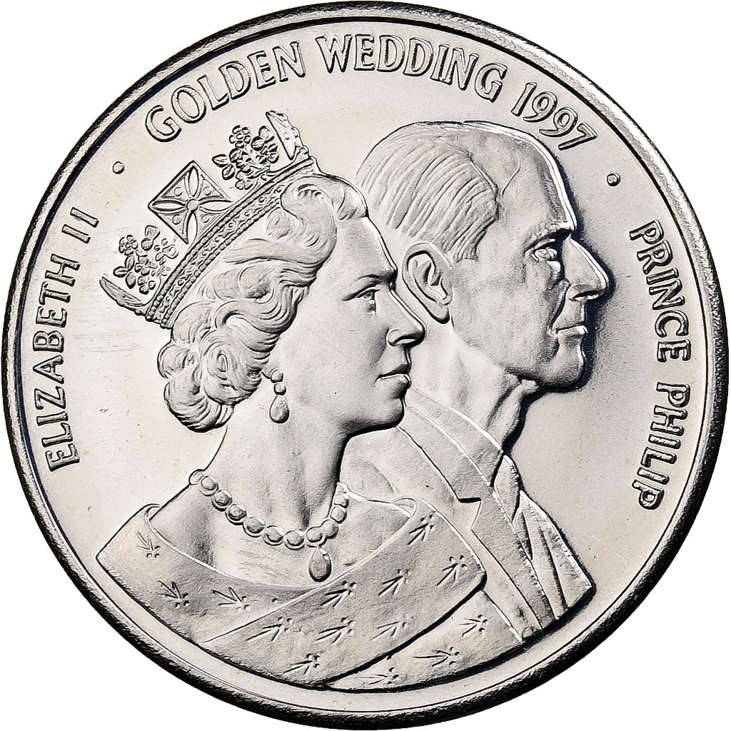 United Kingdom, 25 Euro, Hong-Kong returns to China, 1997, Copper-nickel