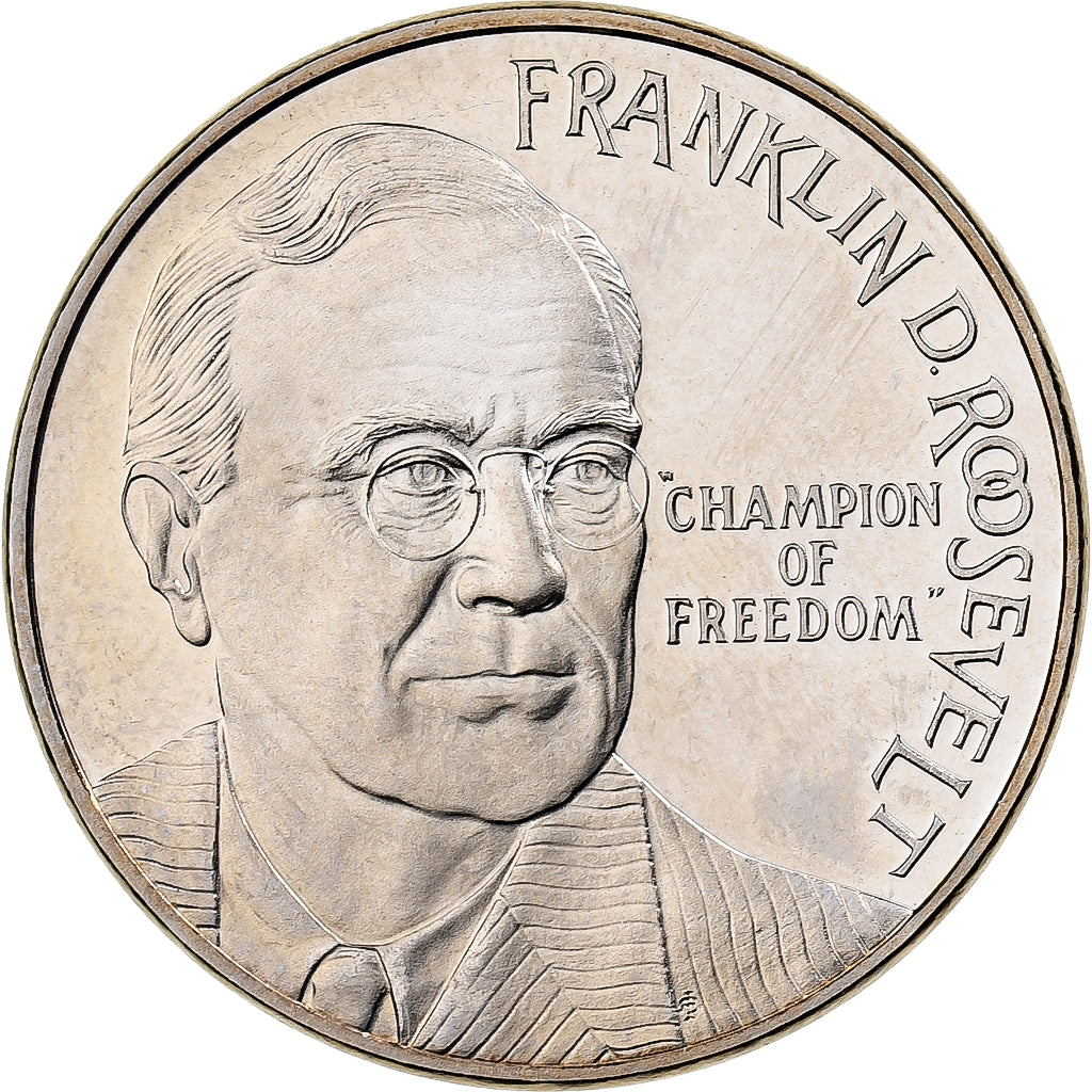 Niederlande, 10 Ecu, 1994, Franklin D. Roosevelt, Kupfer-Nickel, STGL