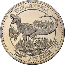 France, Medal, Les Dinosaures, Euparkeria, Copper-nickel, MS(65-70)