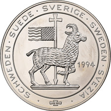 Svezia, 5 Ecu, 1994, 800 Years Hansa Visby, Rame-nichel, FDC, KM:17