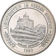 Liechtenstein, 5 Ecu, 1993, Copper-nickel, Schloss Gutenberg, MS(65-70)