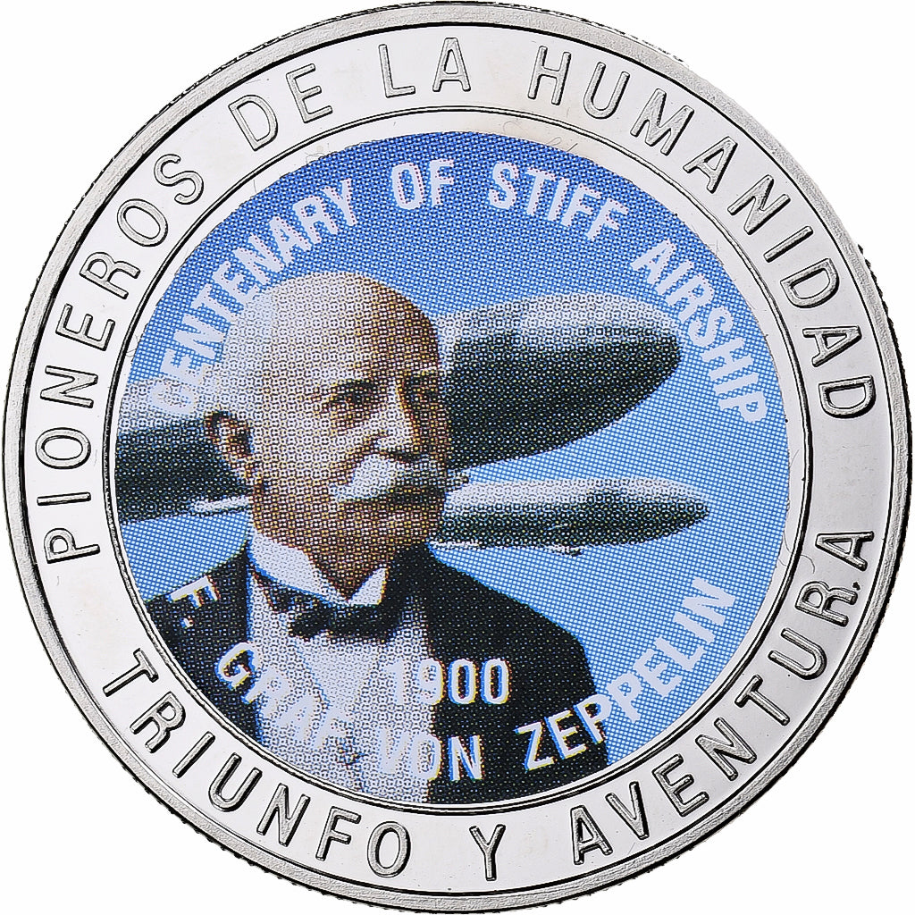 REPÚBLICA DEMOCRÁTICA ÁRABE SAHARAUI, 1000 Pesetas, Graf Zeppelin