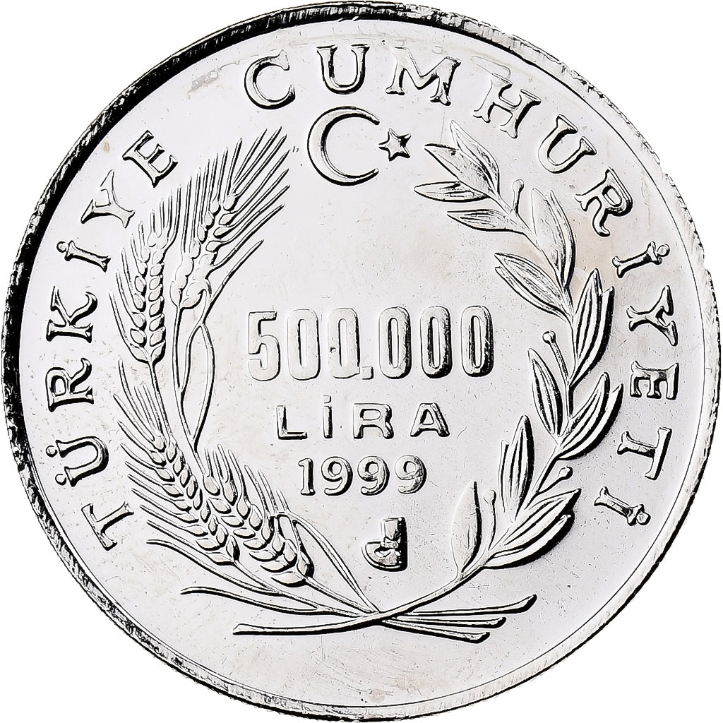 Turkey, 500000 Lira, 1999, Cheval de Troie, Cupronickel, MS(63)