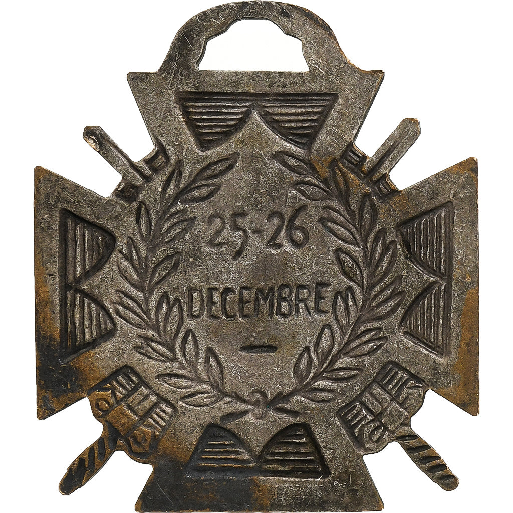 França, Journée du poilu, WAR, medalha, 1915, Qualidade Muito Boa, Bronze