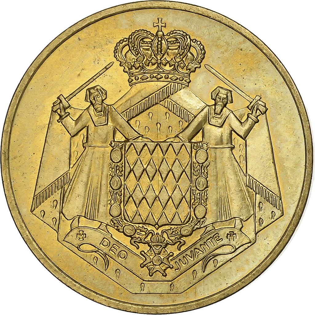 Monaco, Token, Le Prince Rainier III, Anno Regni XXV, 1974, Aluminum-Bronze