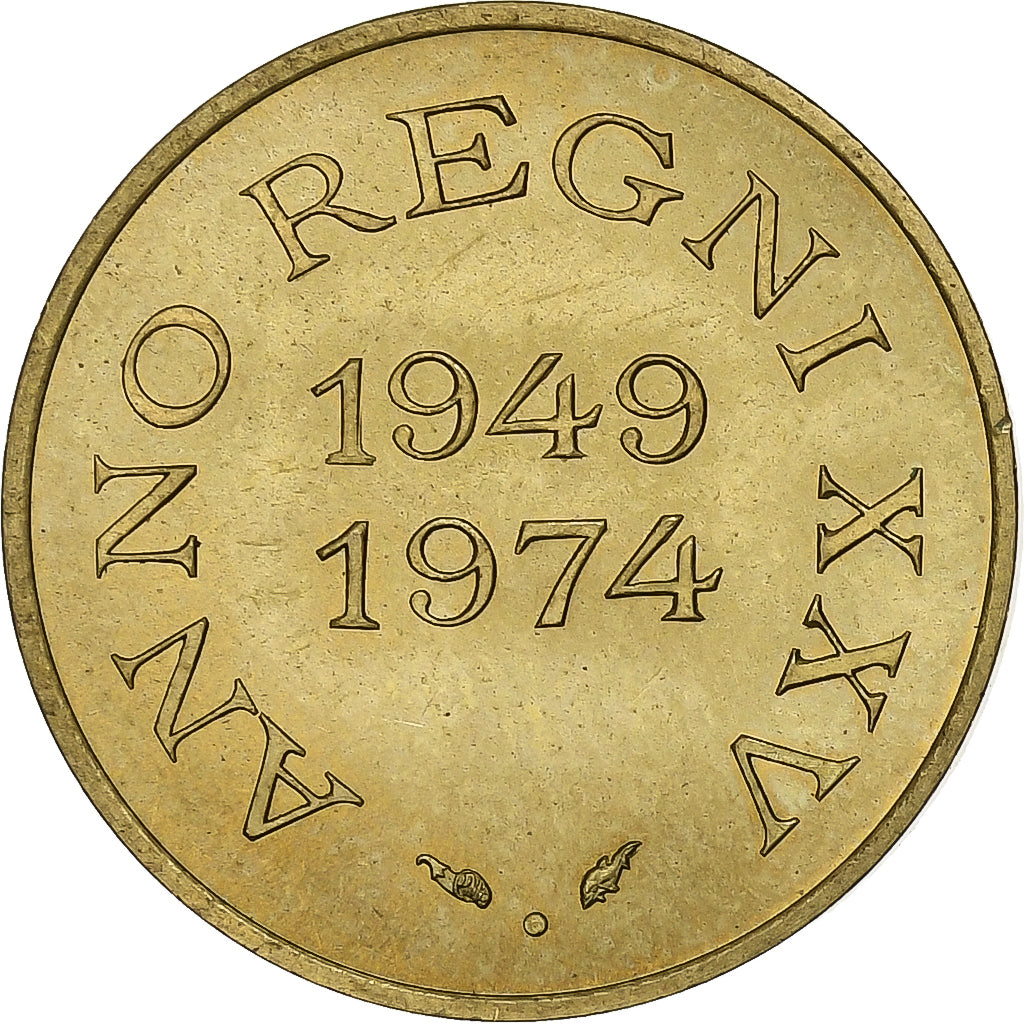 Monaco, Token, Le Prince Rainier III, Anno Regni XXV, 1974, Aluminum-Bronze