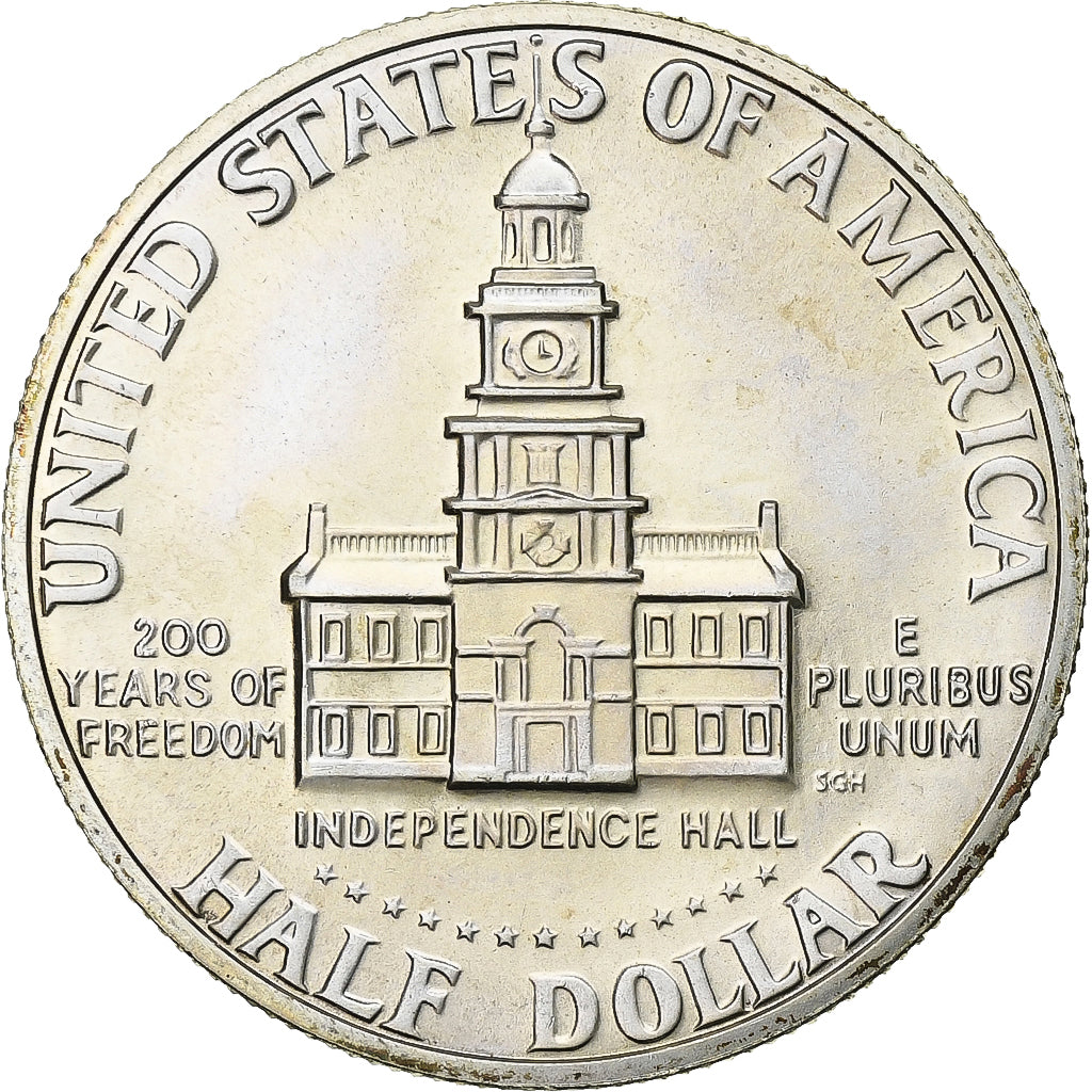 United States, Half Dollar, Kennedy Half Dollar, 1976, U.S. Mint, FDC, Silver