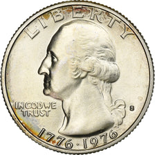 United States, quarter dollar, Washington, 1976, San Francisco, Silver Clad