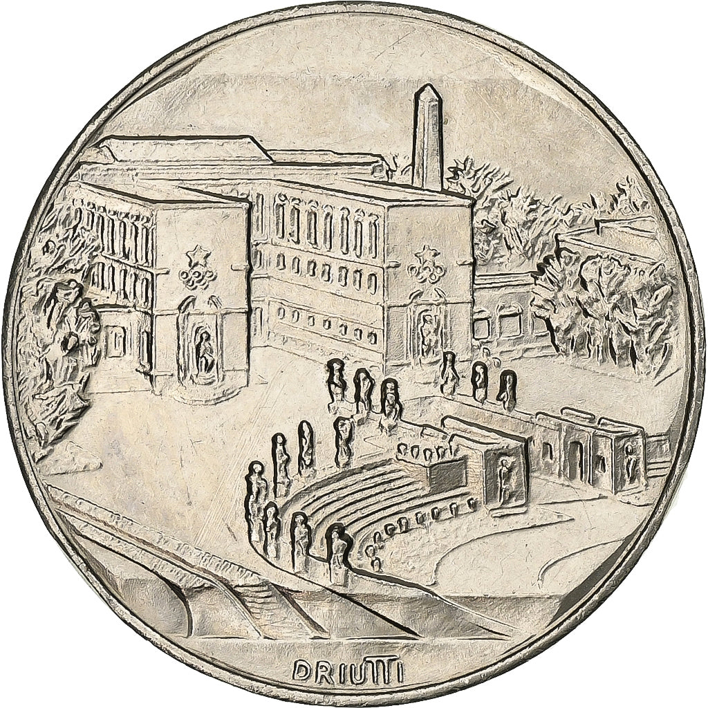 Italy, Medal, 40 Anni di Republica e di Sport, 1986, Copper-nickel, MS(63)