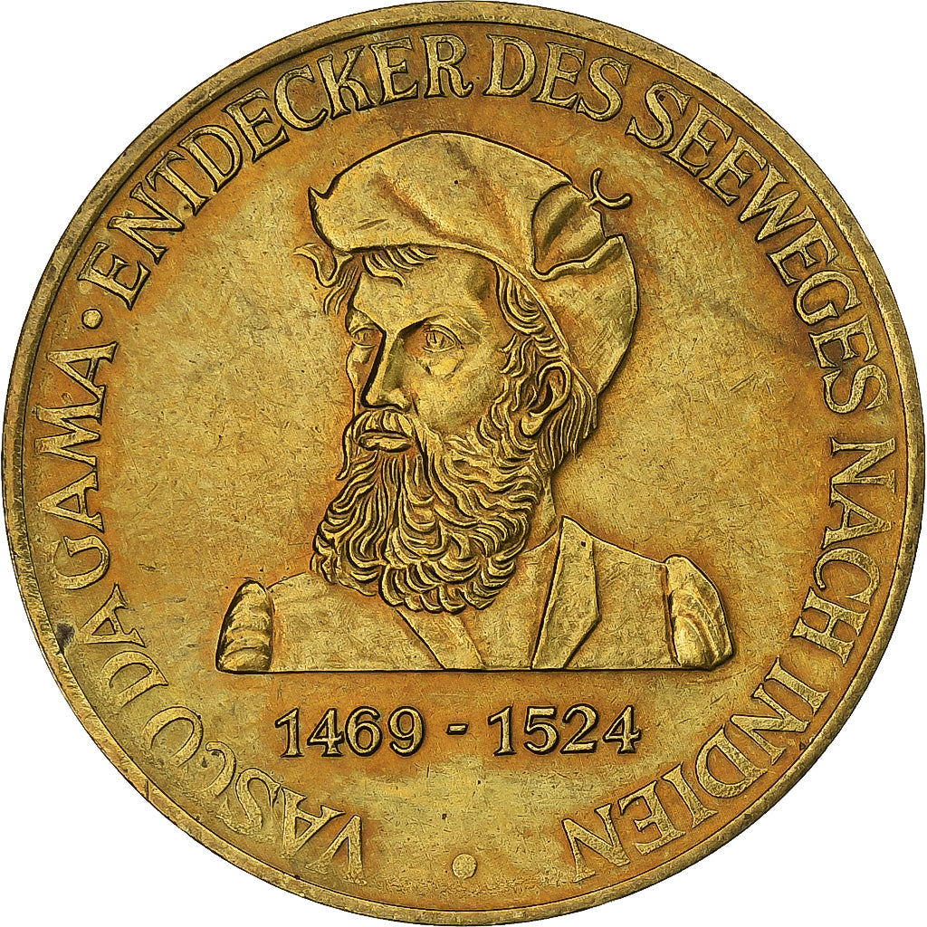 Deutschland, betaalpenning, Grosse Seefahrer der Weltgeschichte , Vasco de Gama