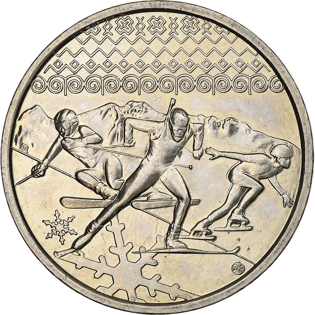 Slovakia, Token, Jeux Olympiques d'Hiver de Sotchi, 2014, Copper-nickel