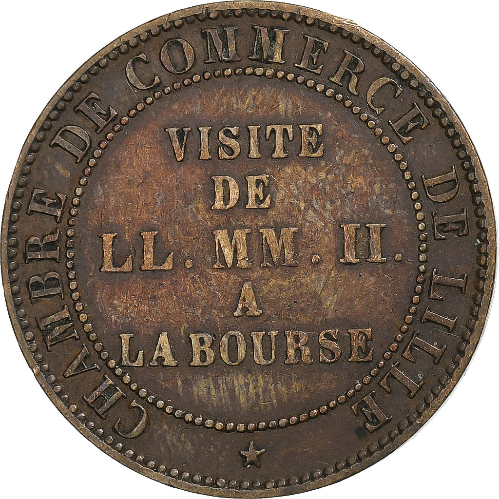 Francia, ficha, Napoléon III, Visite impériale à Lille, 1853, Rame, Module de