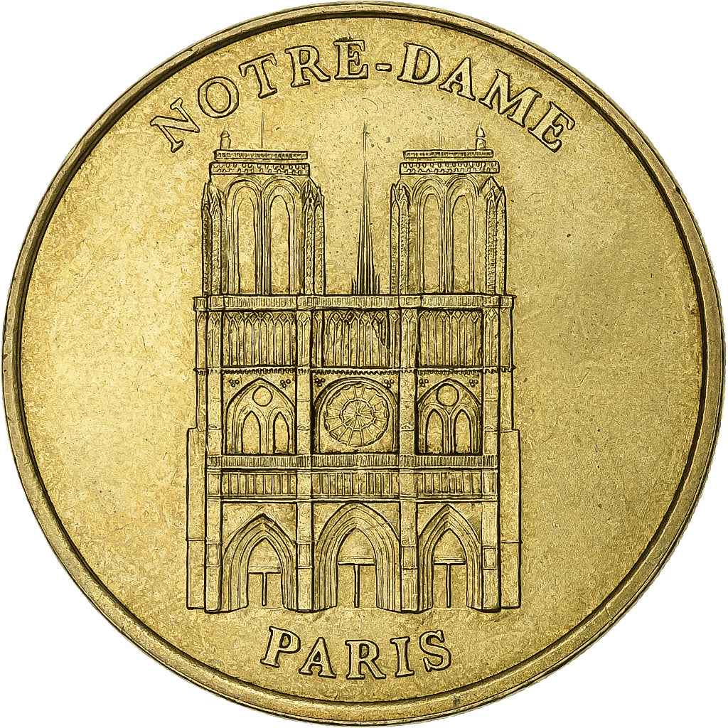 Francia, ficha, Paris - Notre Dame n°1, 1998, Rame-nichel-alluminio, MDP, SPL-