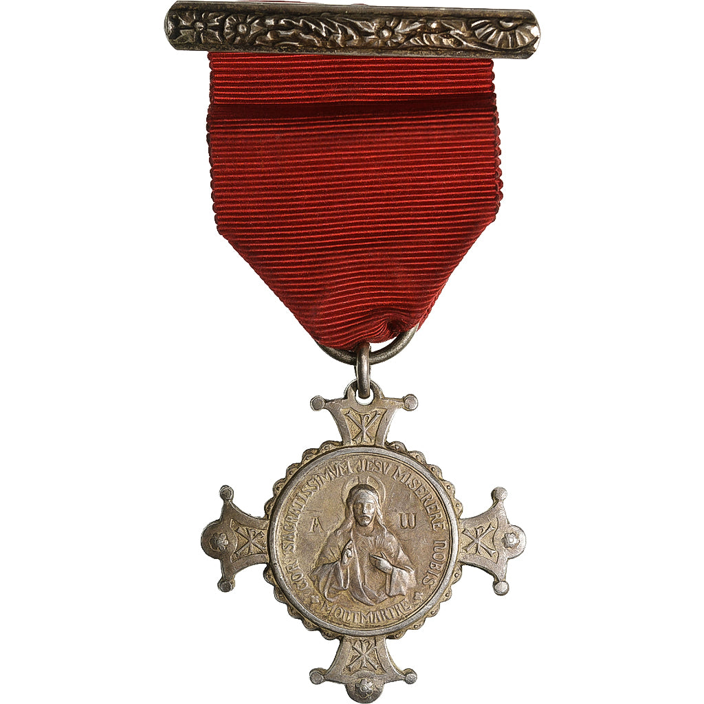 Francja, Croix Pectorale, Adoration du Sacré Coeur, Montmartre, Paris, Religie