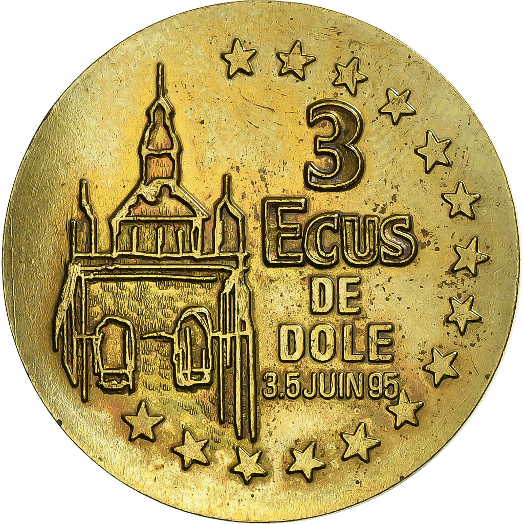 Francja, 3 Ecu, Dole, 1995, ND, AU(50-53)