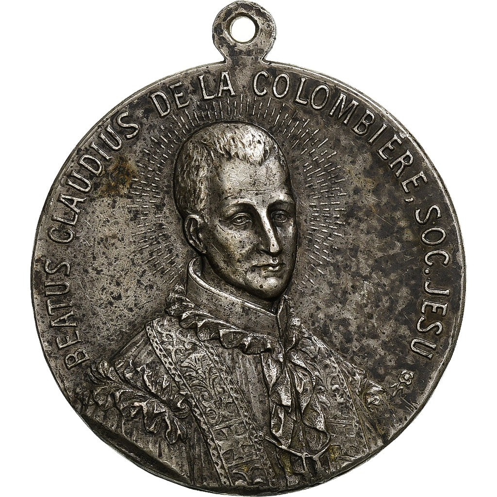 Francia, medaglia, Claude de la Colombière, Bronzo argentato, BB+