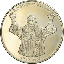 Vatican, Medal, Le Pape Benoit XVI, Religions & beliefs, 2005, MS(63), Copper