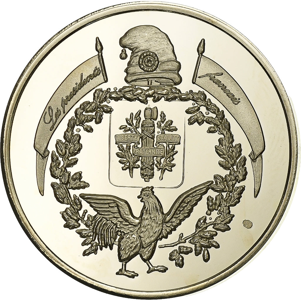 Francia, medaglia, Général de Gaulle, Président de la République, Copper