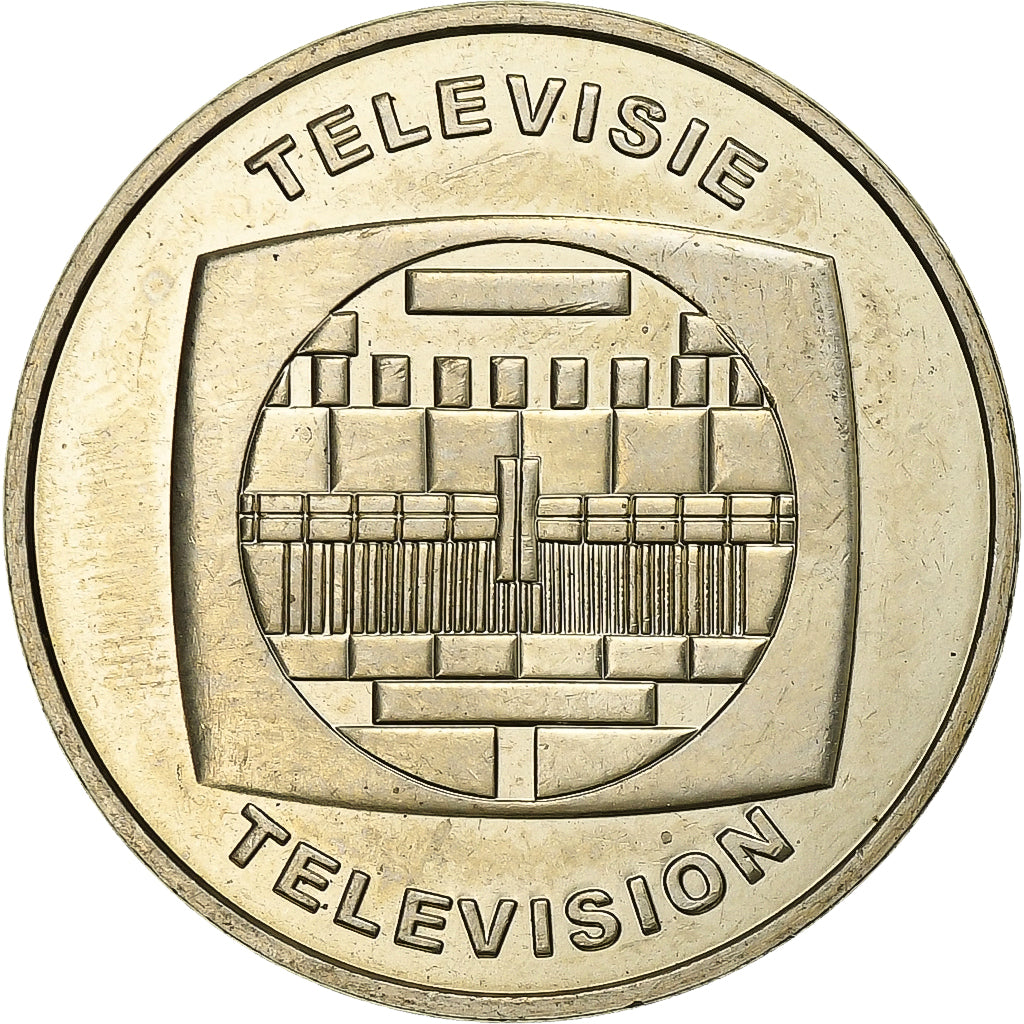 Belgium, Medal, Television, 2003, Copper-nickel Aluminium, MS(63)