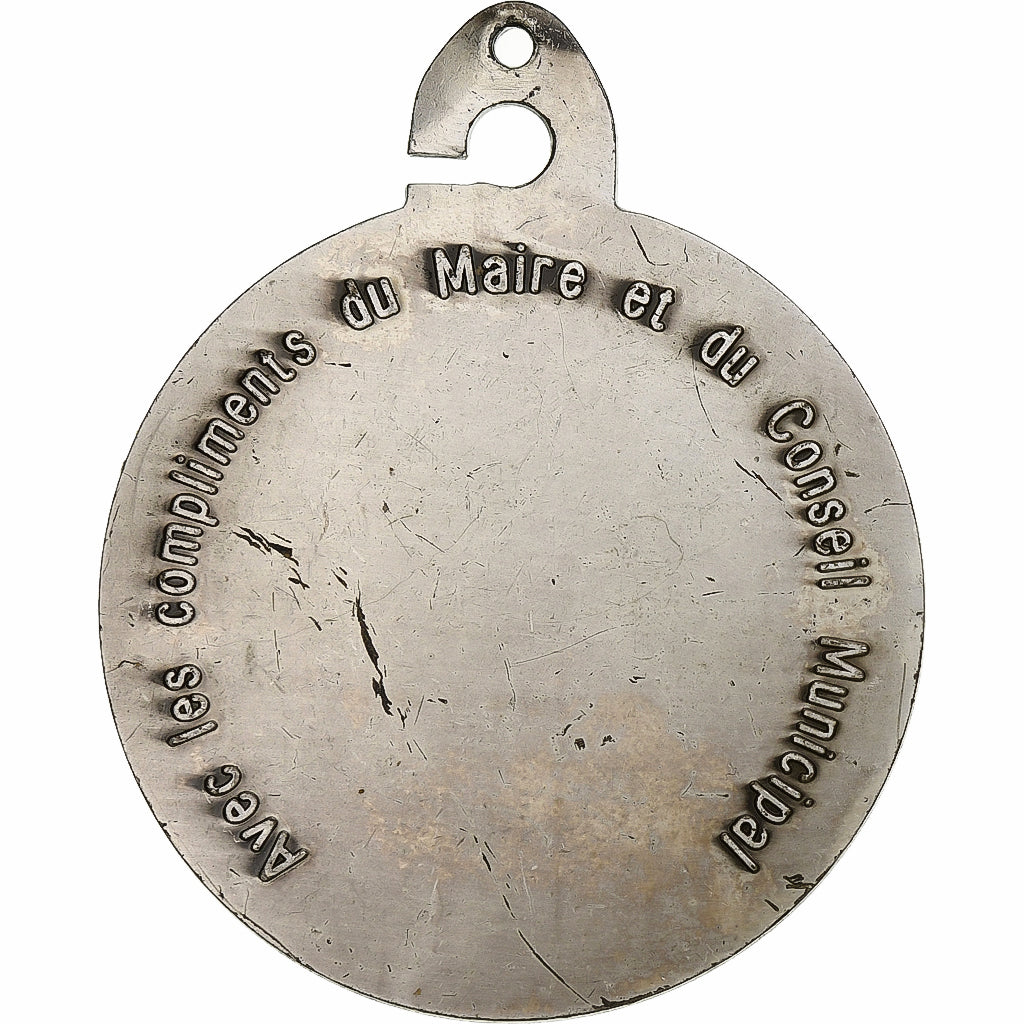 France, Médaille, Mairie de Rennes, Bronze argenté, TTB+, Madiot
