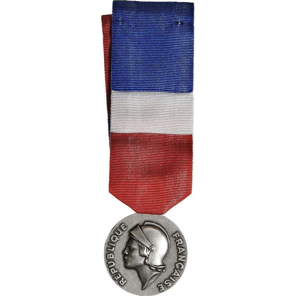 Francja, Ministère de la Défense, Terre, medal, 2012, Stan menniczy, Srebro