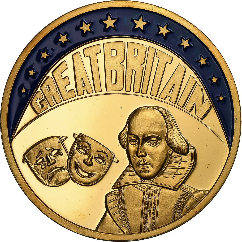 Regno Unito, medaglia, Ecu Europa, 1993, Doratura in rame-nichel, FDC