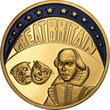 Regno Unito, medaglia, Ecu Europa, 1993, Doratura in rame-nichel, FDC