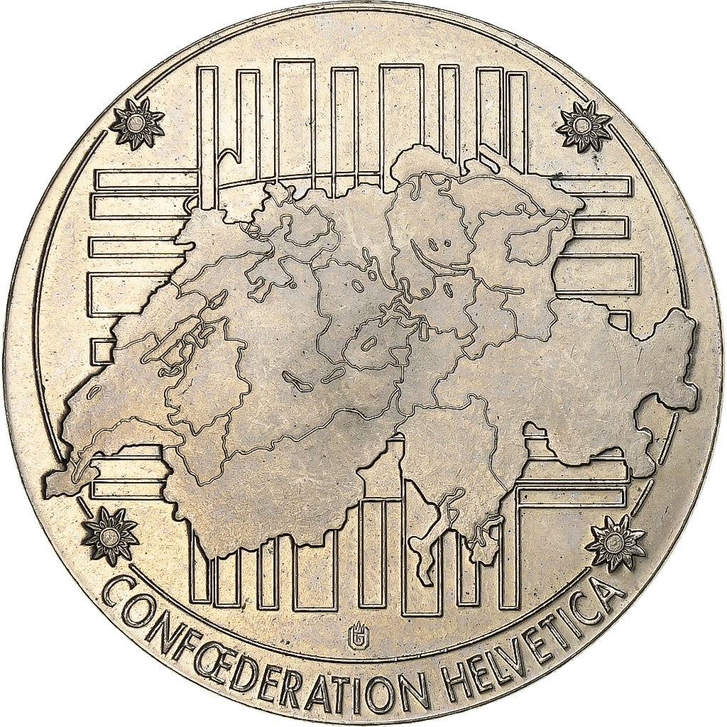 Zwitserland, Medaille, Confédération Helvétique, Billet de 100 Francs