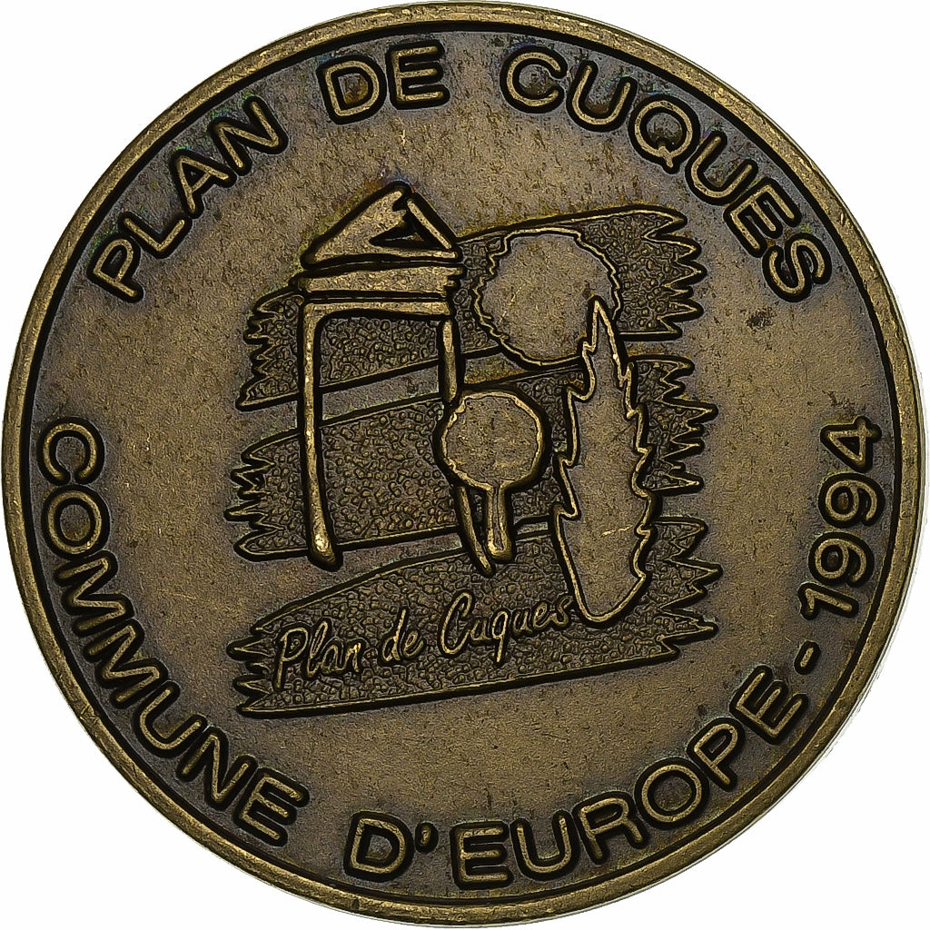 Francia, Ecu, Plan de Cuques, 1994, Rame-ottone, SPL