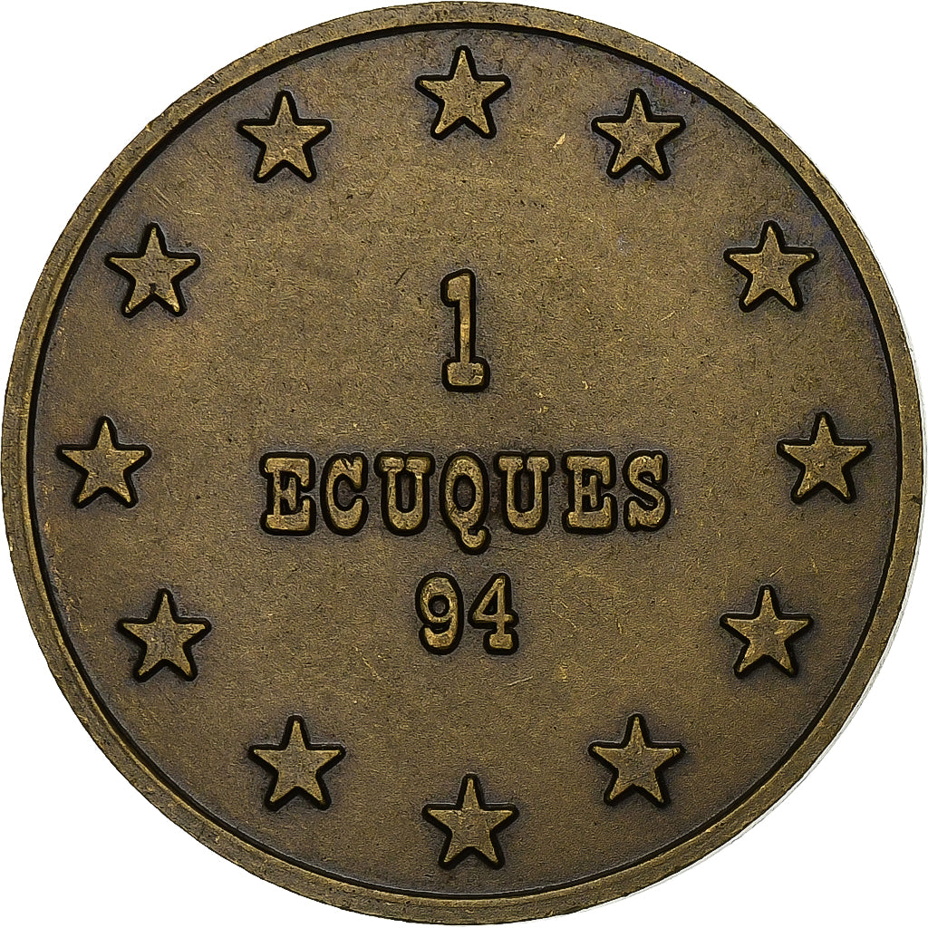 Francia, Ecu, Plan de Cuques, 1994, Rame-ottone, SPL