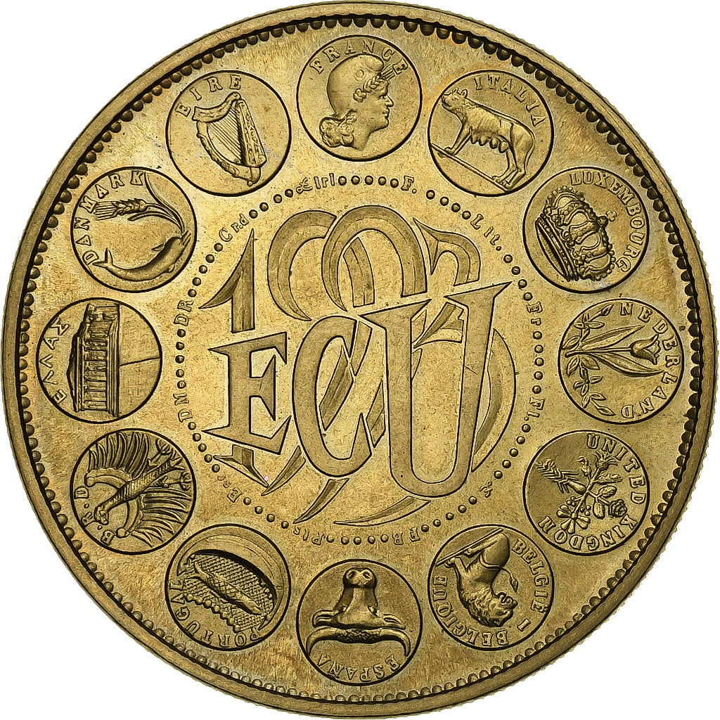 Francia, medaglia, Ecu Europa, Marianne, 1993, Bronzo, SPL