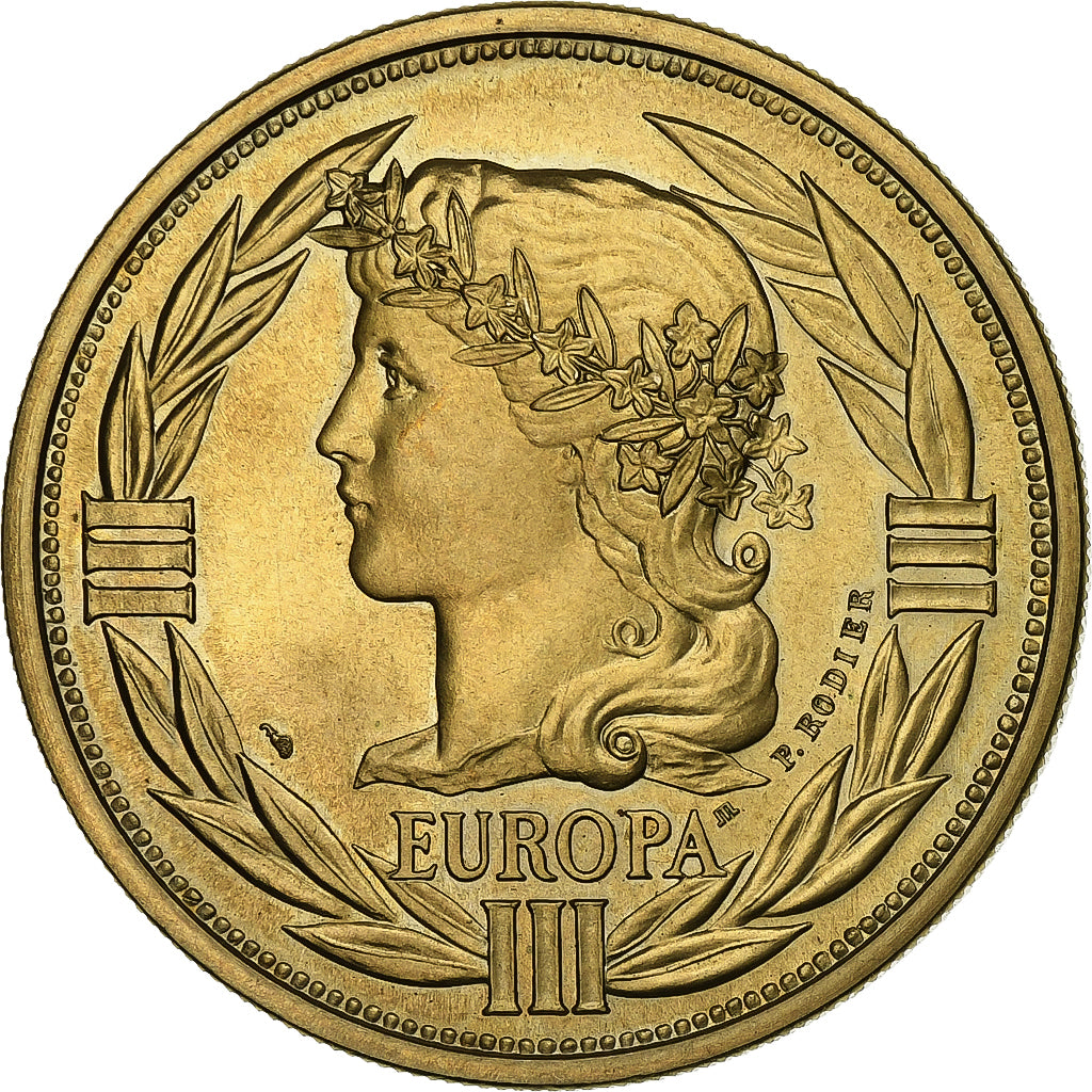 Francia, medaglia, Ecu Europa, Marianne, 1993, Bronzo, SPL