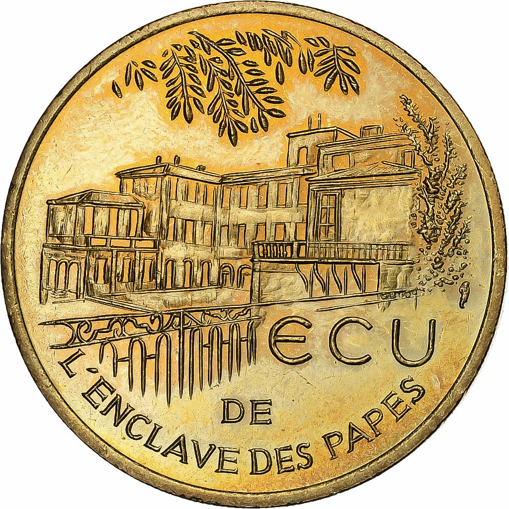 França, Ecu, Enclave des Papes, 1995, N/D, AU(55-58)