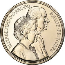 Great Britain, Elizabeth II, 5 Pounds, 1997, Copper-nickel, MS(65-70), KM:977