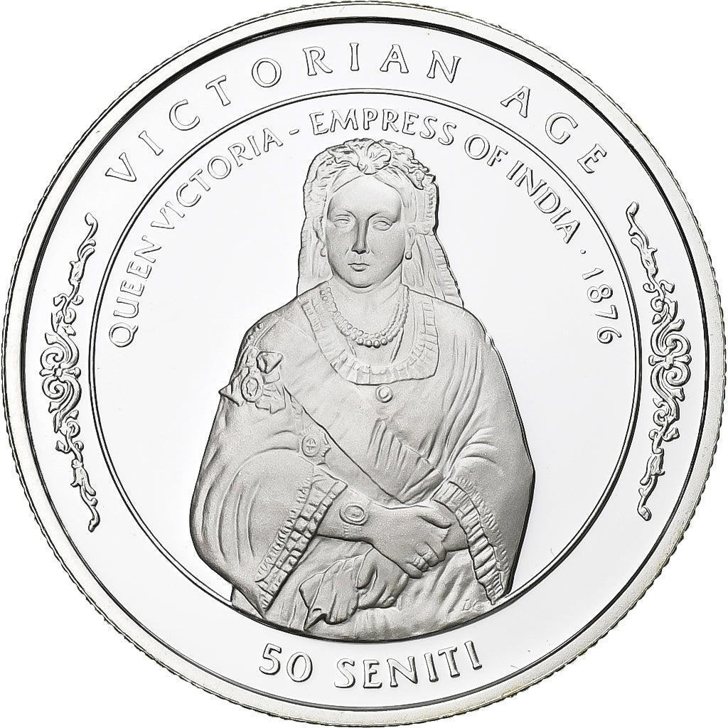 Tonga, Queen Victoria, 50 Seniti, 1996, British Royal Mint, Proof, Silver
