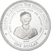 Barbados, Queen Mother, Dollar, 1994, PP, Silber, STGL