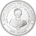 Barbados, Queen Mother, Dollar, 1994, Proof, Prata, MS(64)