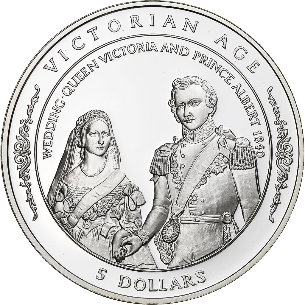 Niue, Elizabeth II, 5 Dollars, 1996, Argento, FDC