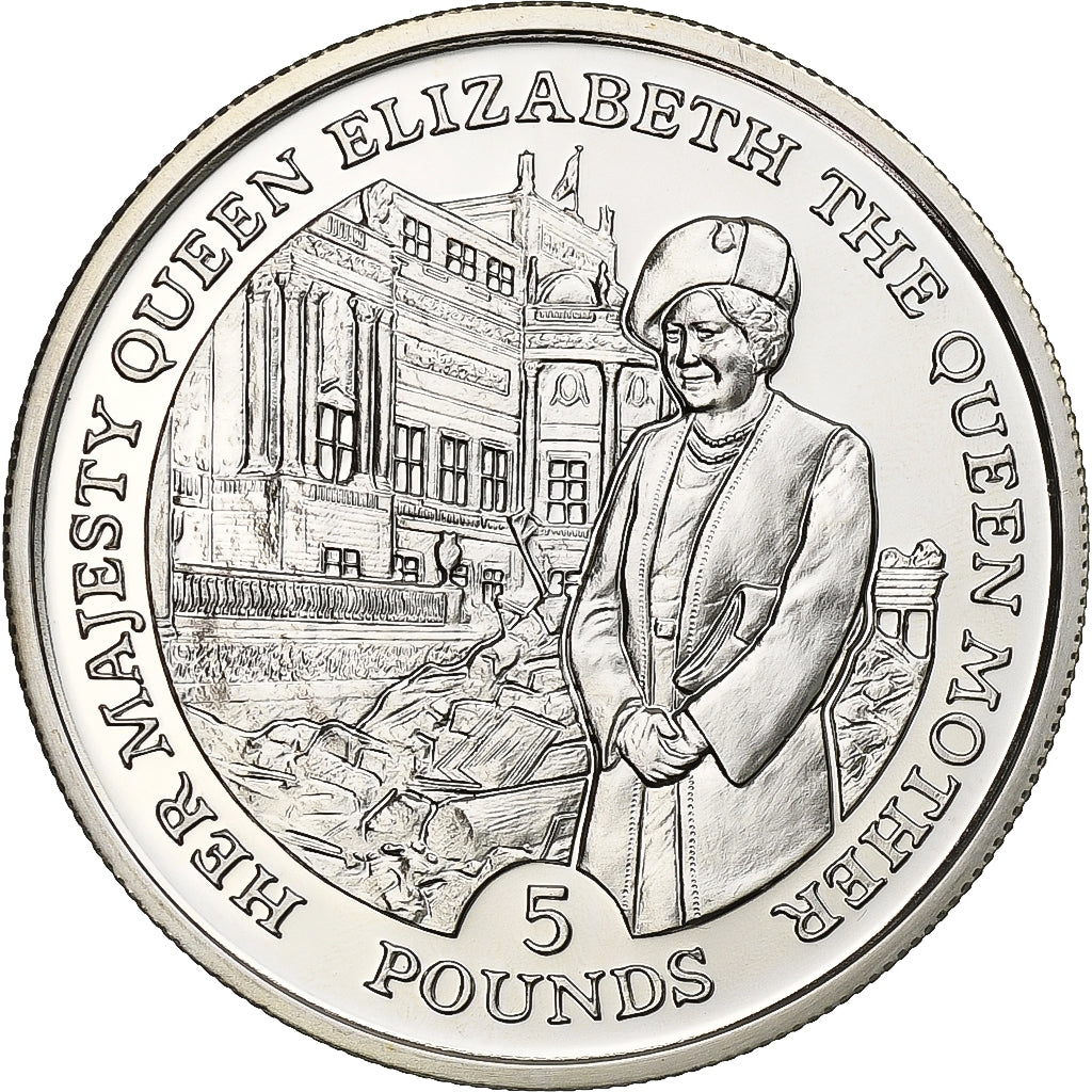 Gibraltar, Elizabeth II, 5 Pounds, 1995, British Royal Mint, Silver, MS(65-70)