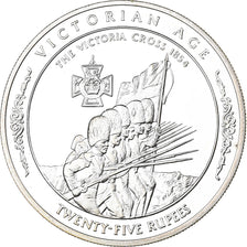 Seychelles, 25 Rupees, Victoria Cross, 1996, BE, Argent, FDC